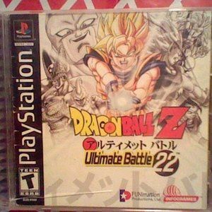 Dragonball Z Ultimate Battle 22 PS1 Playstation video game